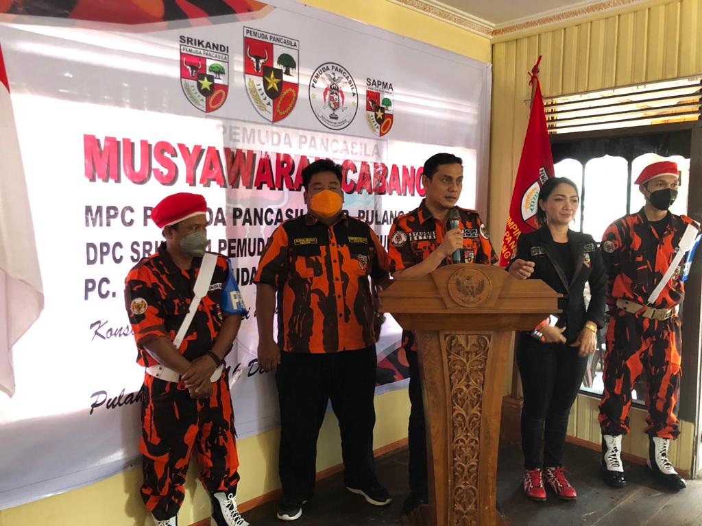 Syauqie Buka Muscab Srikandi Pemuda Pancasila Pulang Pisau