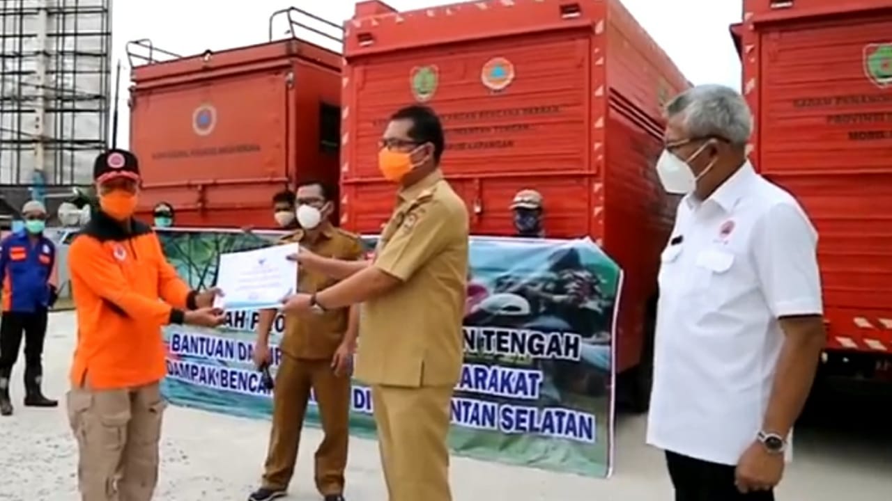 Relawan Kembali ke Kalteng