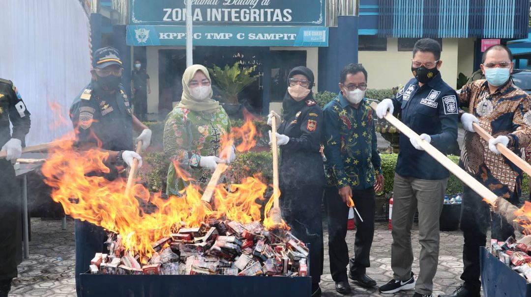 pemusnahan barang kotim