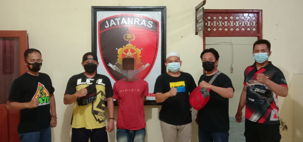 DIAMANKAN : Hasanudin Anshari (29) diamankan jajaran Polsek Dusun Tengah, Kamis (10/6/2021).FOTO:Polsek Dusun Tengah