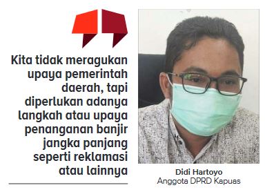 Anggota Dewan Perwakilan Rakyat Daerah (DPRD) Kapuas, Didi Hartoyo SHut