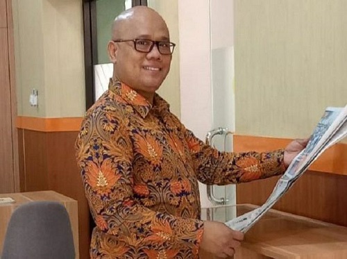 satu-satunya guru di lingkup madrasah yang lolos belajar ke Amerika