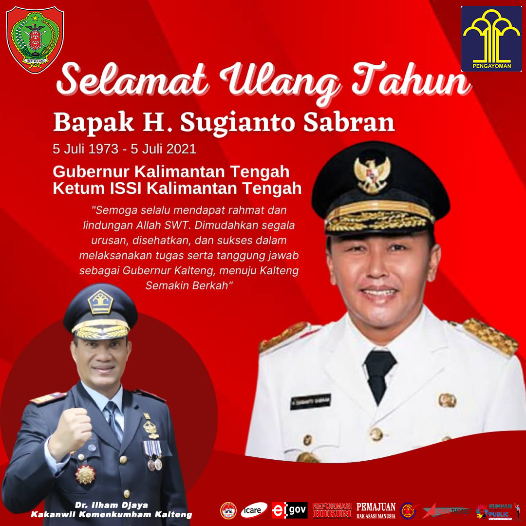 Kakanwil Kemenkumham Kalteng – Dr. Ilham Djaya