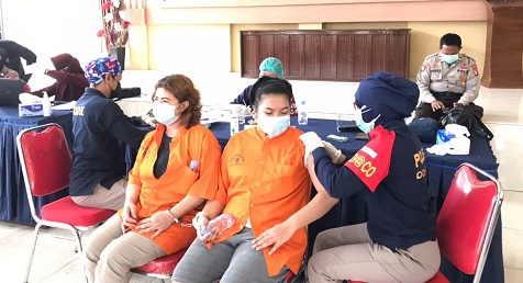 Sebanyak 21 tahanan di Rutan Polresta Palangka Raya dan Polsek Pahandut