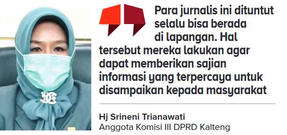 Anggota Komisi III DPRD Kalteng,Hj Srineni Trianawati