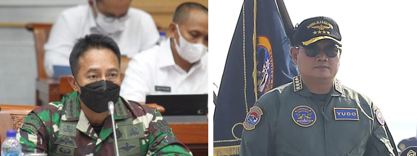 Dua jenderal yang kini sama-sama menjabat kepala staf digadang-gadang menjadi calon panglima TNI