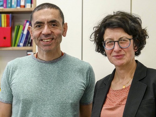 Pasangan suami istri (Pasutri) penemu vaksin Covid-19 metode mRNA Pfizer, Ozlem Tureci dan Ugur Sahin