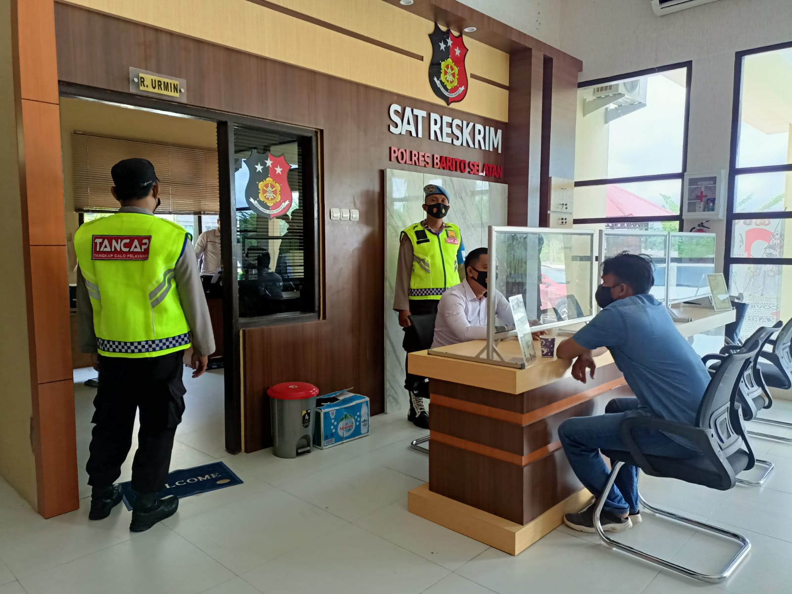 INOVASI: Polres Barsel menghadirkan inovasi Tancap (Tangkap Calo Pelayanan) untuk mencegah praktik percaloan yang merugikan masyarakat. /HUMAS