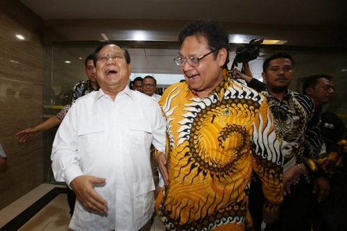 Prabowo vs Airlangga Bisa Terjadi pada 2024