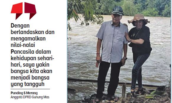 Anggota DPRD Gunung Mas Punding S Merang