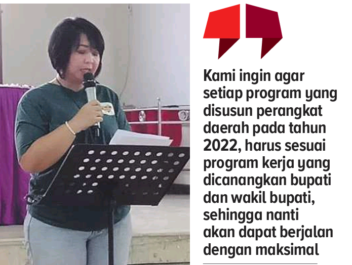 Anggota Dewan Perwakilan Rakyat Daerah (DPRD) Kabupaten Gunung Mas (Gumas) Iceu Purnamasari