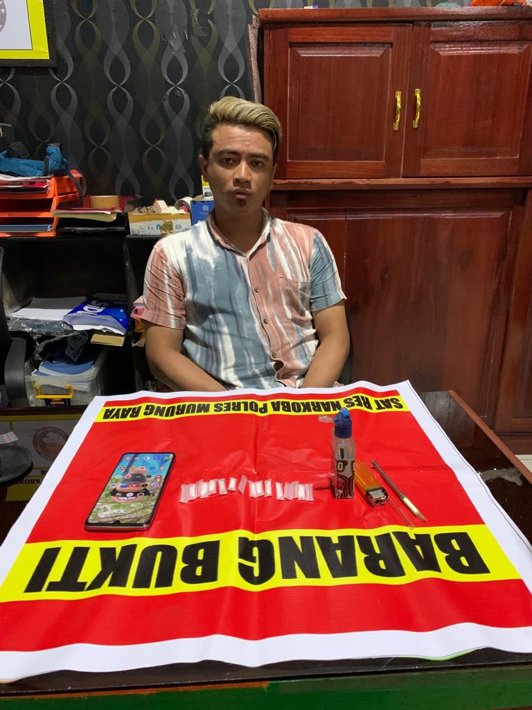 Pemuda Asal Muara Untu Dicokok Satresnarkoba