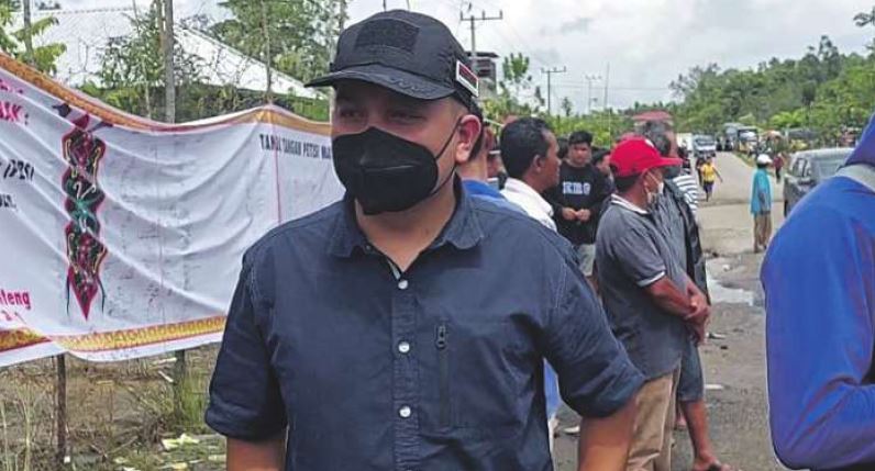 MENGHADIRI: Anggota DPRD Gunung Mas Evandi saat menghadiri suatu kegiatan, beberapa waktu lalu.