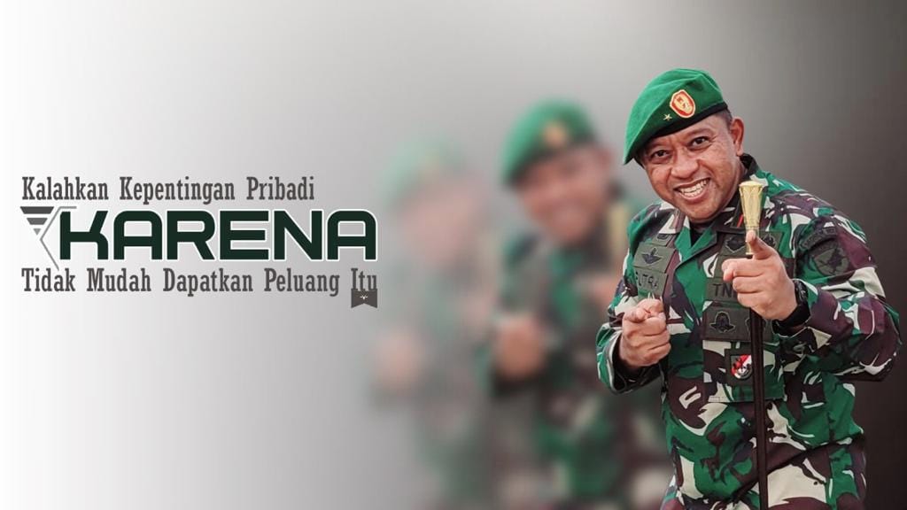 Danrem 102/Pjg Brigjen TNI Yudianto Putrajaya S.E., M.M