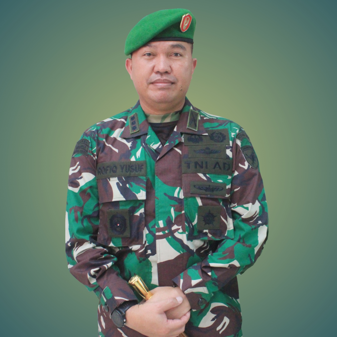 Dandim 1016/Palangka Raya Kolonel Inf Rofiq Yusuf, S.Sos