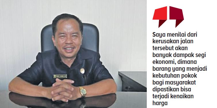 Anggota DPRD Gunung Mas Polie L Mihing.