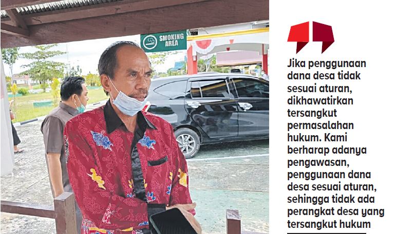 Ketua Komisi I DPRD Gunung Mas H Gumer.