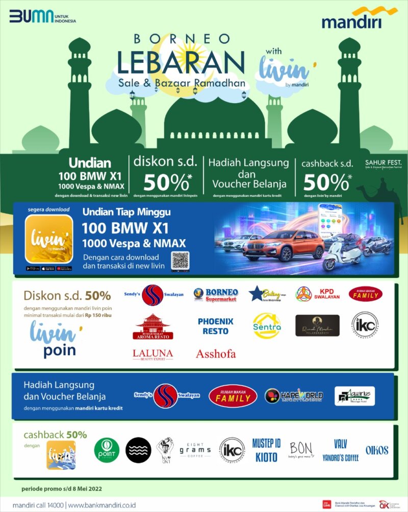 Borneo Lebaran with Livin’by Mandiri