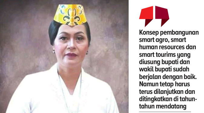 Anggota Dewan Perwakilan Rakyat Daerah (DPRD) Kabupaten Gunung Mas (Gumas) Pendeta Rayaniatie Djangkan