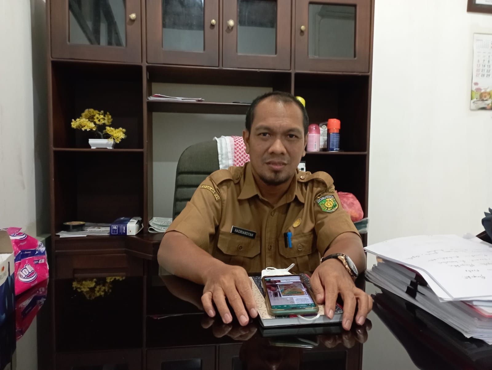 kepala Bidang Perdagangan Hadriansyah