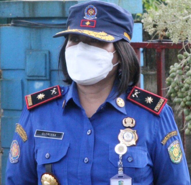 Kepala Dinas Pemadam Kebakaran dan Penyelamatan Kota Palangka Raya Gloriana Aden