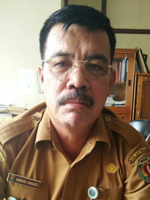 Kepala Badan Kepegawaian Pendidikan dan Pelatihan (BKPP) Katingan Bambang Harianto