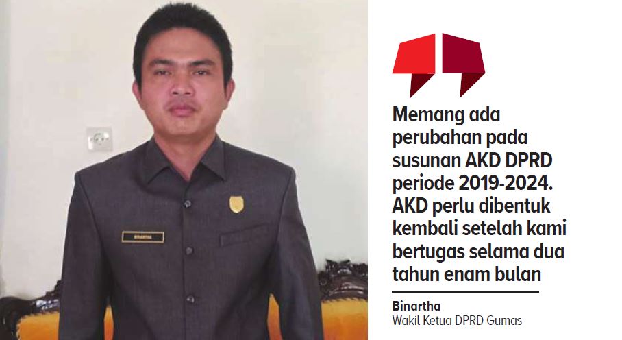 Wakil Ketua I DPRD Gunung Mas, Binartha