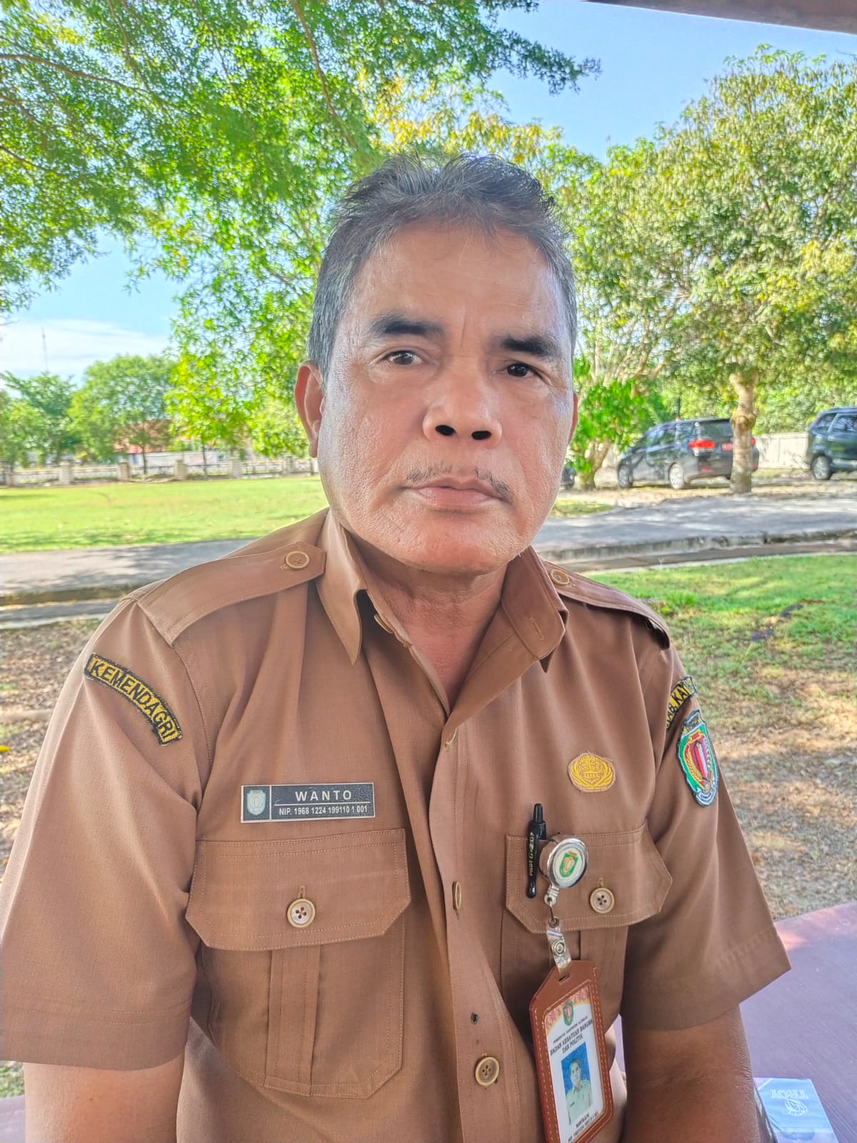 Kabid Kewaspadaan Badan Kesbang Pol Kabupaten Katingan, Wanto