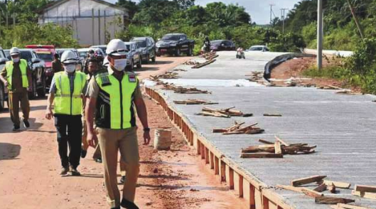 Jalan Perigi Diharapkan Rampung Oktober