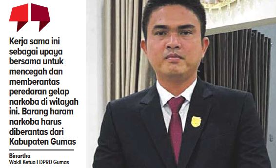 Wakil Ketua I DPRD Gunung Mas Binartha