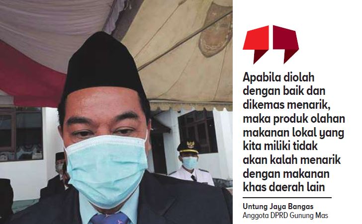 Anggota Dewan Perwakilan Rakyat Daerah (DPRD) Kabupaten Gunung Mas (Gumas) Untung Jaya Bangas