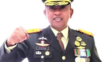 Komandan Korem 102/Panju Panjung (Pjg) Brigjen TNI Yudianto Putrajaya, SE.,MM,.