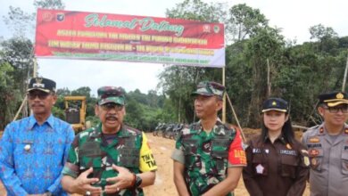 Apresiasi Progres Kerja Program TMMD Ke-114 Kodim 1013/Mtw