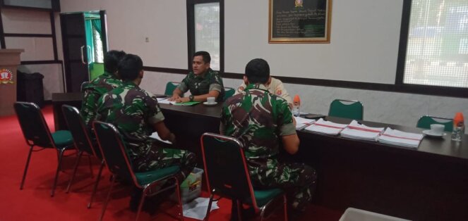 Tim Wasev Sintelad Kunjungi Kodim 1013/Mtw