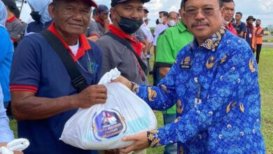 Sekda Tinjau Lokasi Kebakaran di Mangkahui