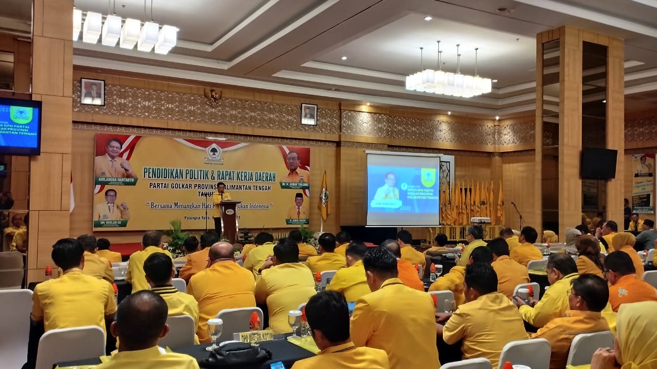 Golkar Kalteng Targetkan Menang Pileg, Pilkada, Pilpres 2024