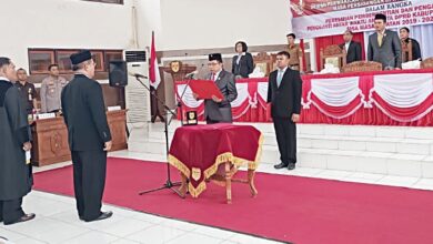 Sebagai PAW DPRD Gumas Sisa Masa Jabatan 2019-2024