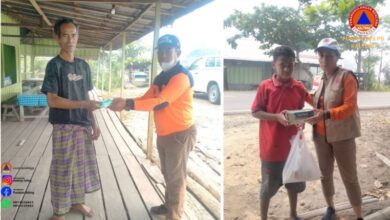 Pembagian Masker Karhutla