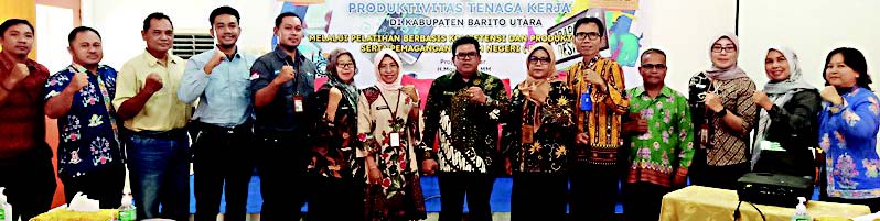 Pelatihan di Aula BLK Disnakertranskop Barut