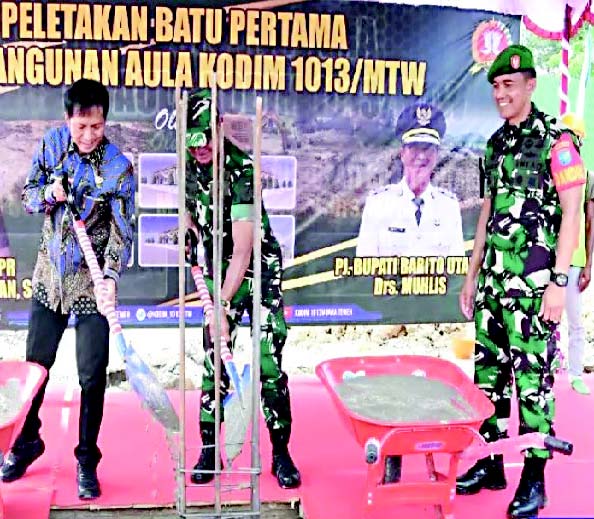 Pembangunan Aula Kodim 1013 Muara Teweh