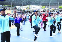 Pj Bupati Hadiri Senam Massal Haornas ke-40