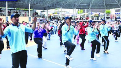Pj Bupati Hadiri Senam Massal Haornas ke-40