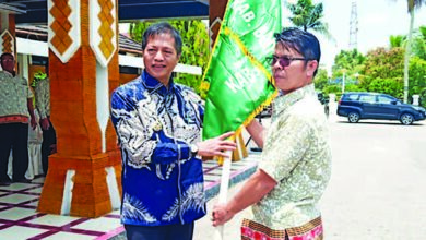 Pj Bupati Lepas Kontingen Pesparani Barito Utara