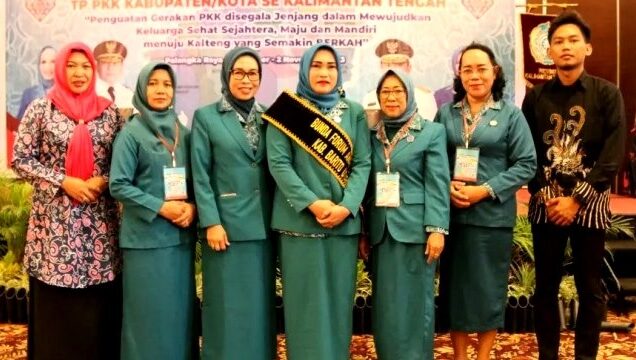 Pj Ketua TP PKK Barut Hadiri Pengukuhan Bunda Forum Anak Daerah