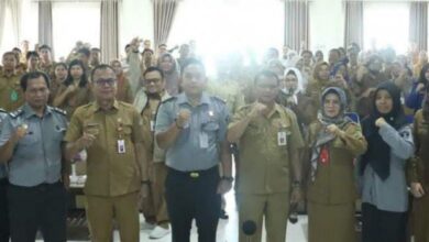 Plt Sekretaris Daerah Drs Jufriansyah saat menghadiri Focus Group Discussion (FGD)