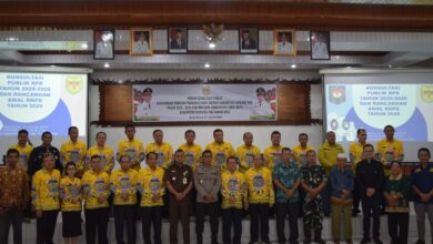 Asisten III Setda Gunung Mas Letus Guntur bersama Forkopimda