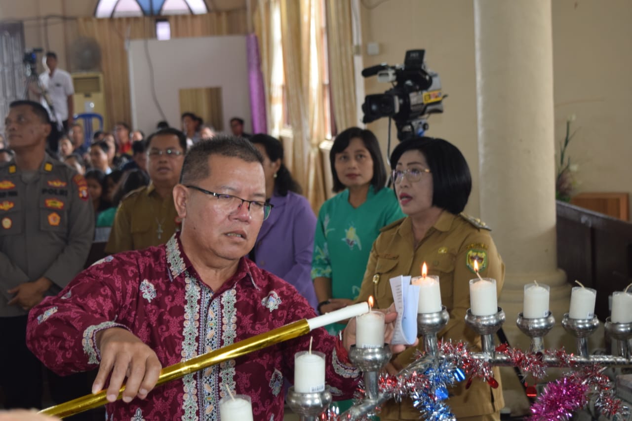 Natal Umum Dispertan Gunung Mas