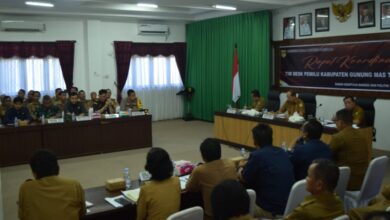 Pemkab Gunung Mas Rakor dengan Tim Desk Pemilu