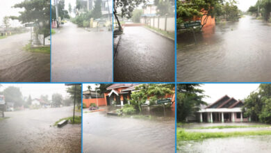 Ruans Jalan Palangka Terendam Banjir