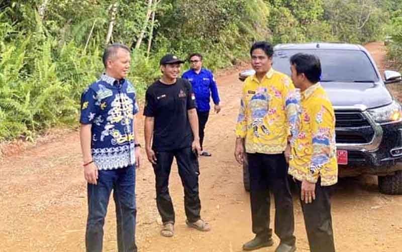 Pemkab Gunung Mas Siapkan Anggaran Miliaran Rupiah Untuk Rekonstruksi Jalan